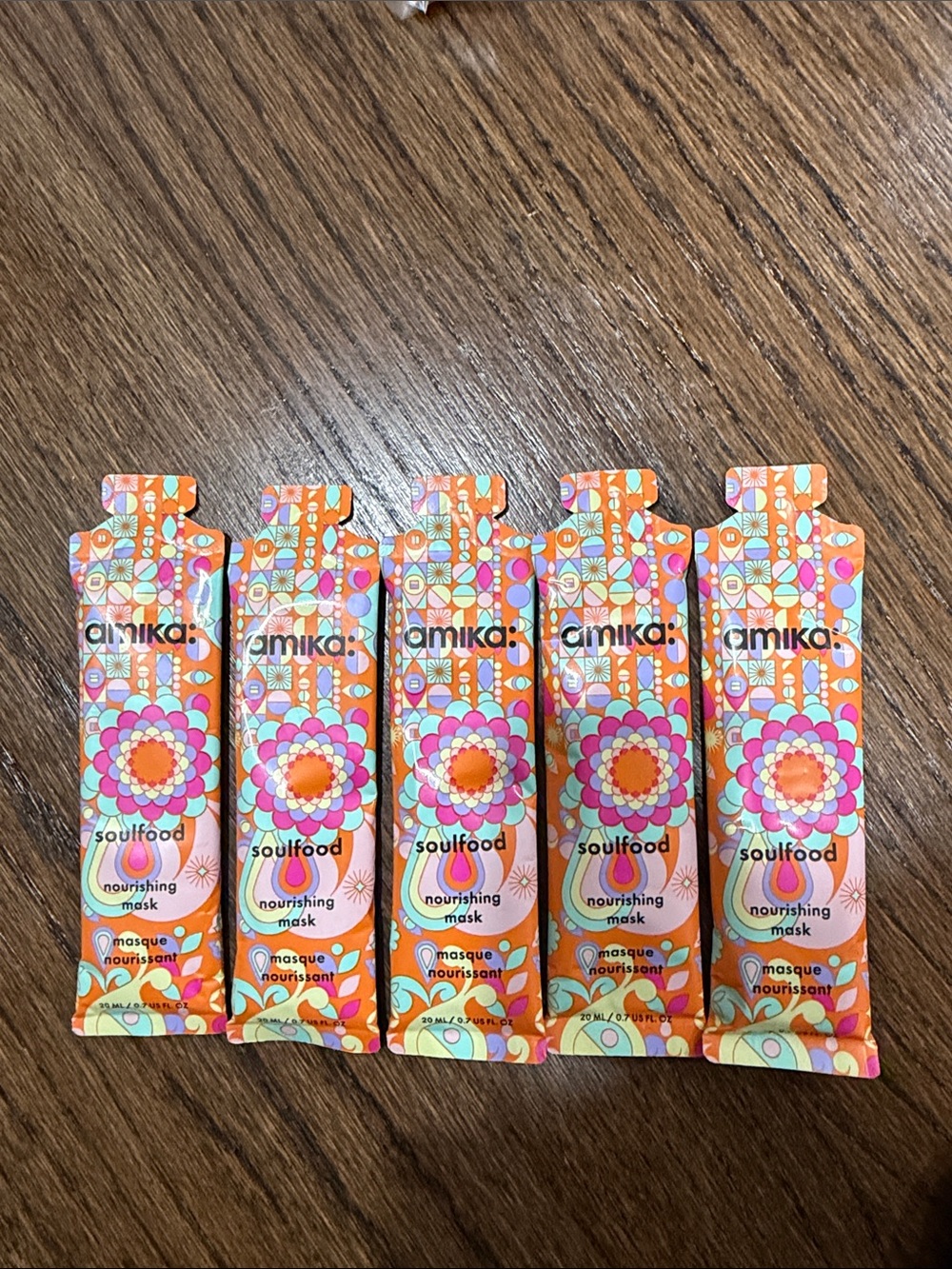 amika Soulfood Nourishing mask- set of 5